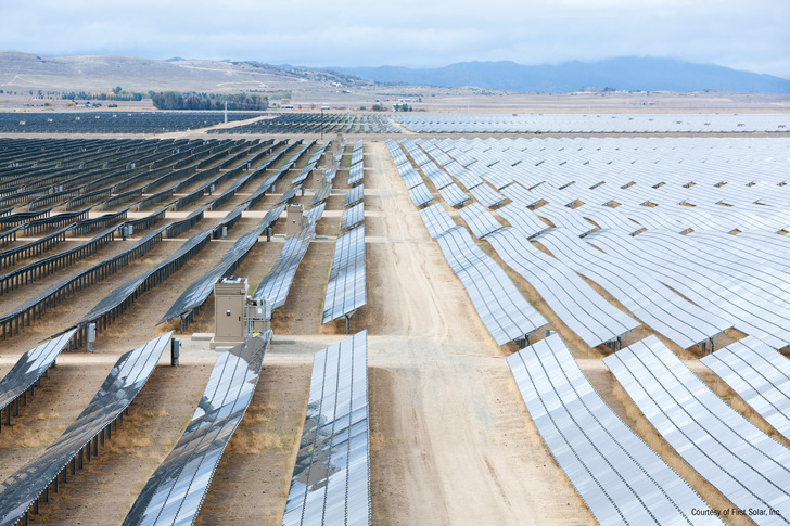 The number of funded solar projects, which can employ a higher degree of equity than debt, has expanded significantly over the last year in the US. - © First Solar
