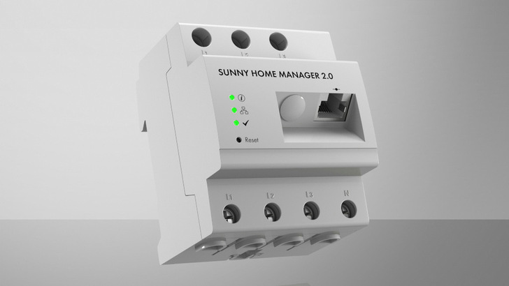The Sunny Home Manager can control many different devices - now also heat pumps from Samsung via a cloud. - © SMA
