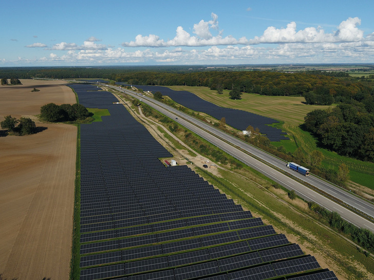 A Vattenfall solar park in Germany.