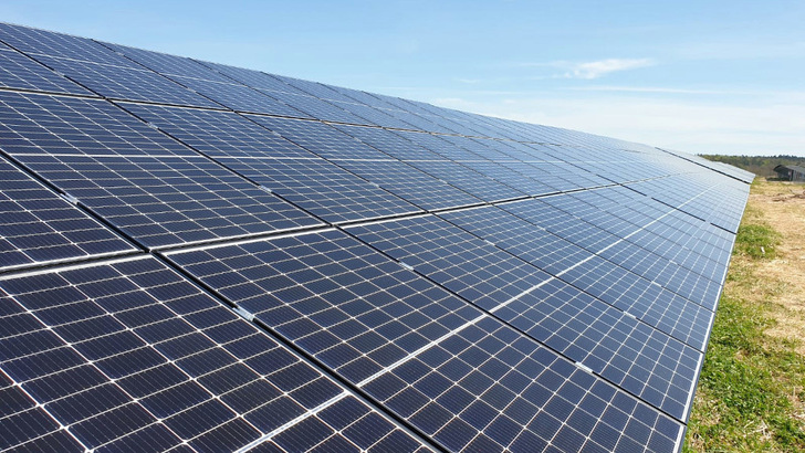 A solar park in Mecklenburg-Western Pomerania that is already in operation.