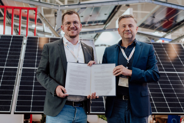 Piotr Markowski, President of the Management Board of Corab S.A., and Hendrik Von Wieding, President of the Management Board of Kelfield. - © Manfred Gorgus
