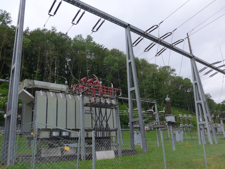 Inverter station distribution networks in Biberach/Riss (Germany).