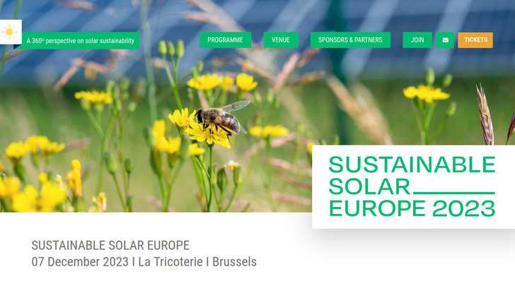 Solar plants can provide more biodiversity. This will be one aspect of the conference. - © Baywa r.e./Solar Promotion
