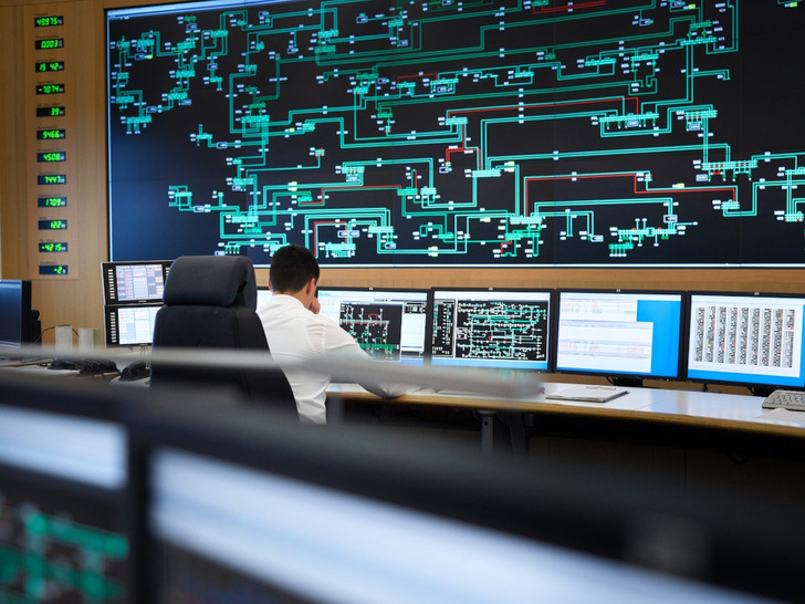Control center of transmission grid operator 50Hertz. - © 50 Hertz/Jan Pauls

