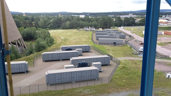 This is what the Merbette storage unit in Saint-Avold will look like. - © Q Energy
