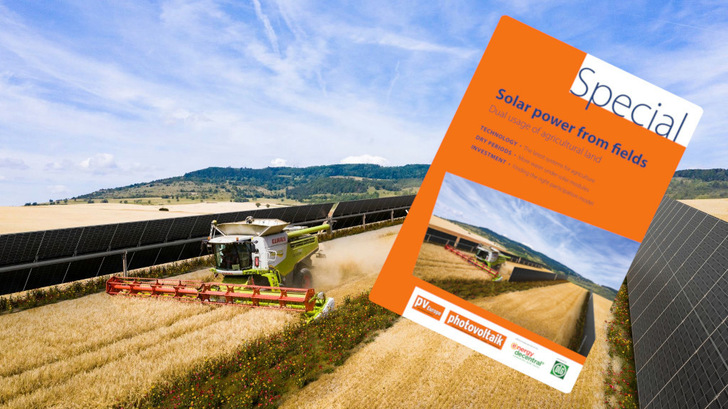 Find out which technologies and business models are possible for the construction of solar systems on arable land in the new special. - © Timo Jaworr/Baywa AG