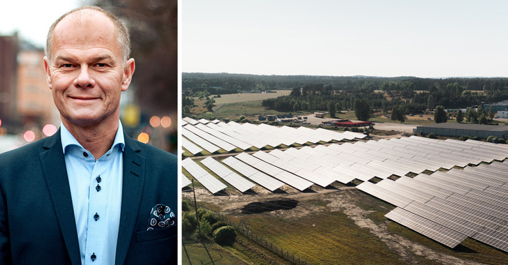 Stefan Ölander, CEO of Soltech, shares his view of the solar business. - © Soltech Energy/Gustaf  Kumlin
