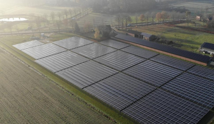 Zonneweide Kempenbroek PV project in the southern Netherlands. - © DAS Solar
