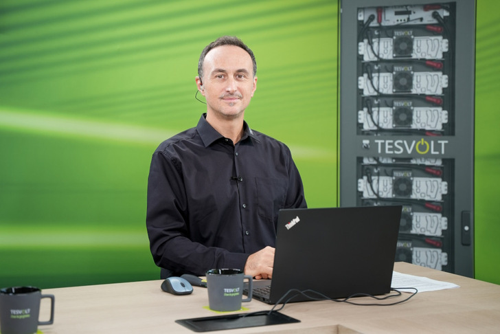  Andrea Menini, Tesvolt Area Manager for Italy, who is based in Milan.