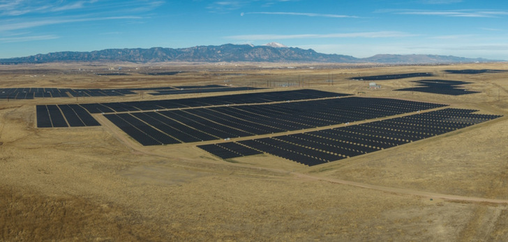  The “Pike Solar” solar farm south of Denver/Colorado.