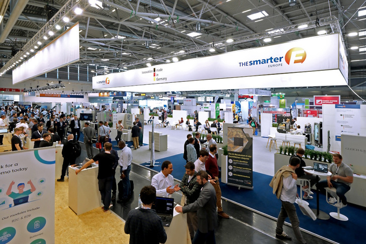 More than 2,800 exhibitors are expected at The smarter E Europe 2024 – start-ups can present themselves in a special area. - © Solar Promotion
