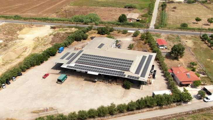 PV rooftop installation in a collective energy community in Greece. - © Sharp Energy Solutions
