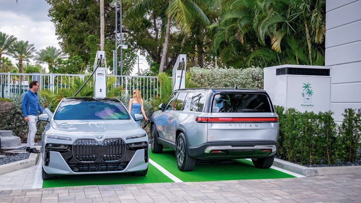 A lot of charging power is required, especially for charging the large and heavy electric vehicles that tend to be popular in the US.