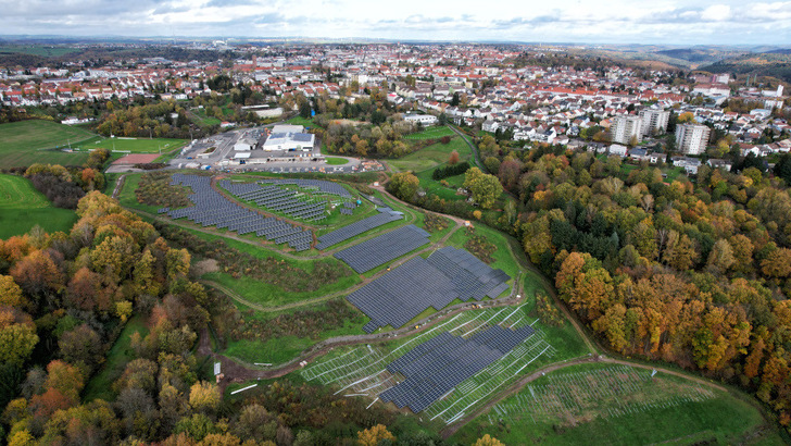  Landfill area reused with solar park.