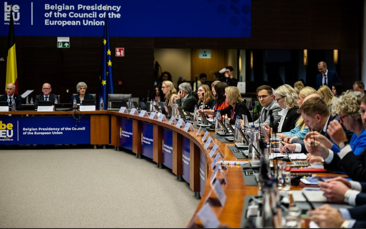 Informal meeting of the Energy Council taking place at the Palais d’Egmont in Brussels. - © Belgian Presidency of the Council of the European Union / Julien Nizet.
