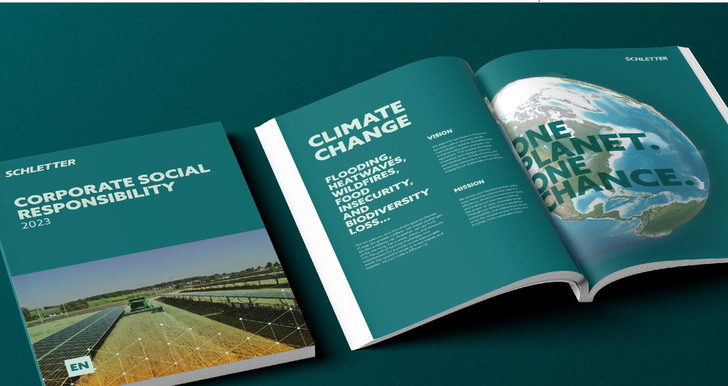 The first corporate social responsibility (CSR) report of Schletter Group. - © Schletter Group
