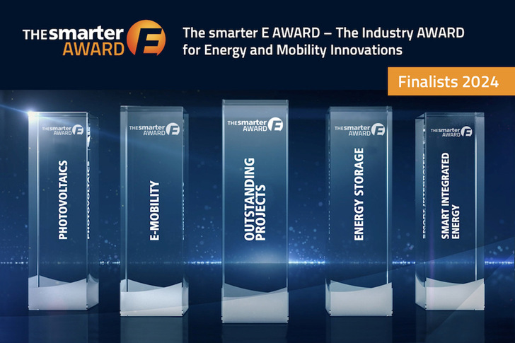  The winners of The smarter E AWARD 2024 will be honored on the eve of The smarter E Europe in Munich on June 18.