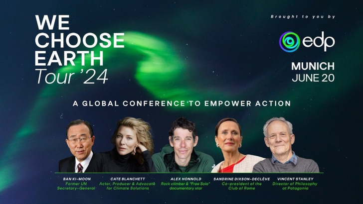  The"We Choose Earth Tour" 2024 will take place as a parallel event of Smarter E-Europe in Munich next week, pv Europe readers can get a participation discount.