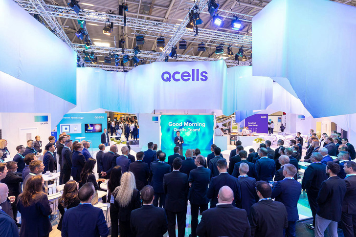  Part of Qcells‘ presentation at Intersolar 2023