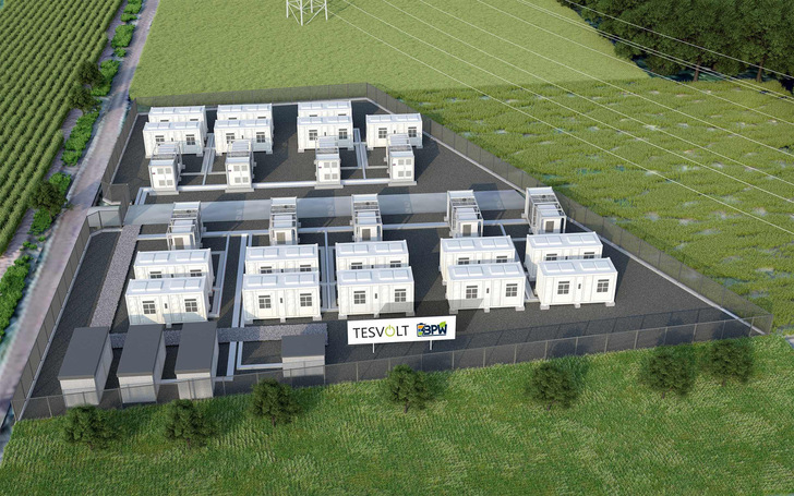 A battery storage facility with 65 megawatt hours is to be built on the outskirts of Worms.