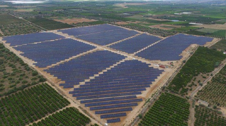 23 MW solar park of Prosolia Energy in Castellón near Valencia/Spain.