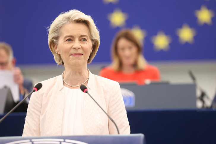 Ursula von der Leyen, president of the European Commission.