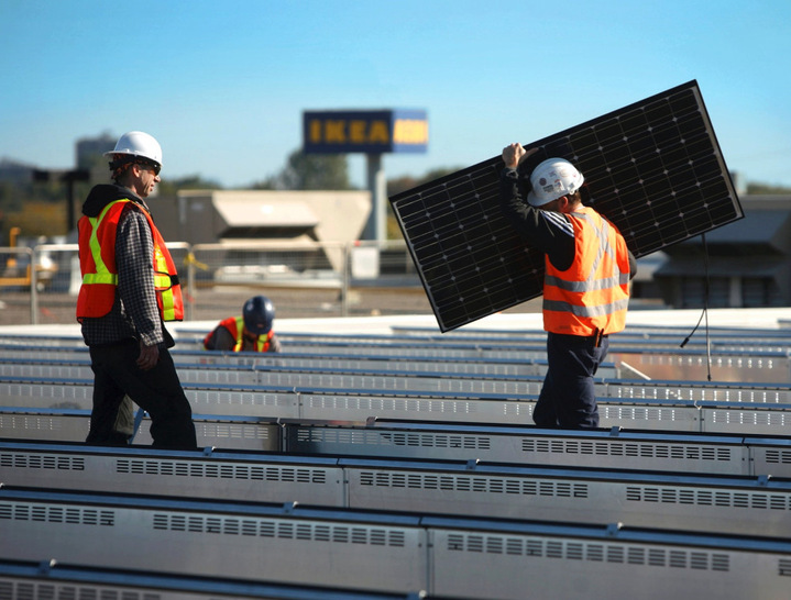 Solar jobs saw the strongest growth globally. - © IKEA