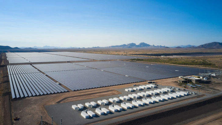Solar farms with large battery storage systems will soon become standard.