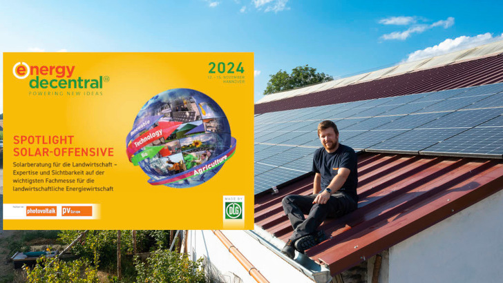 Farmers can plan specific solar projects with suppliers from the photovoltaic and storage industry at Energy Decentral. - © Kostal Solar Electric/DLG