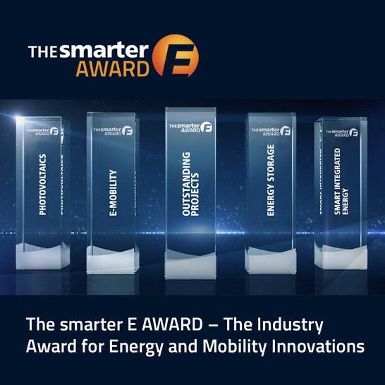 The application period for the The smarter E AWARD started now and runs until Januar 31, 2025. - © Solar Promotion GmbH
