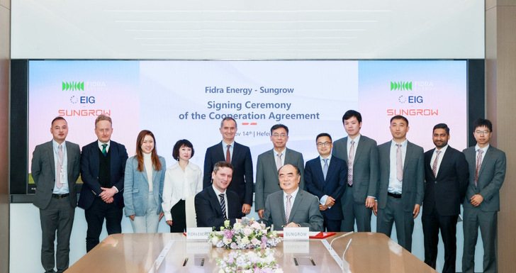 Signing ceremony of cooperation agreement.