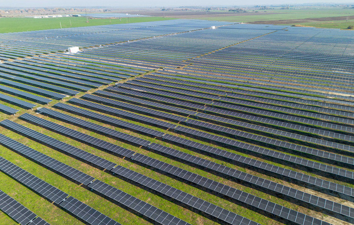 ABO Energy's solar park in Hungary. The German-based project developer is expanding rapidly in the country.