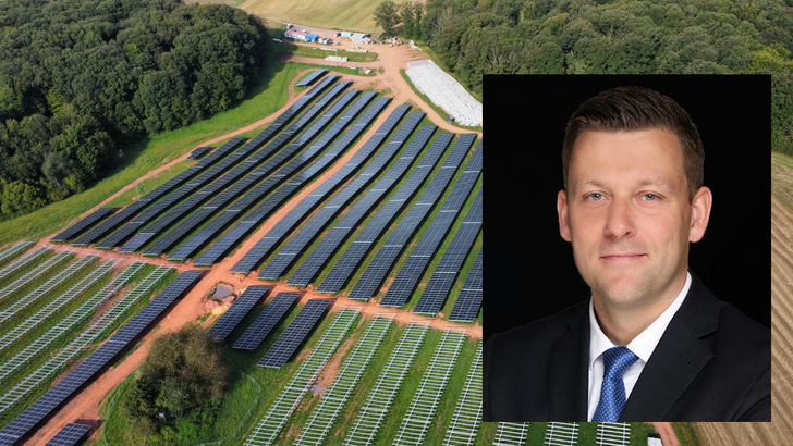 This solar park was financed by private investors. It was planned and built by Schoenergie. - © Schoenergie/Hansainvest