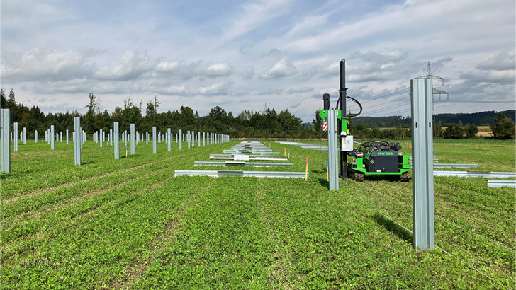Just two percents of the land is used by photovoltaics.
