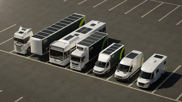 Take your pick: panels for every kind of vehicle. - © Opes Solar Mobility
