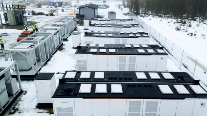 Pack your gloves – a battery park in northern Finland. - © Sungrow