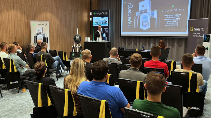 Rapt attention from Polish installers training in Pabianice on 5 June 2025. - © Myenergi