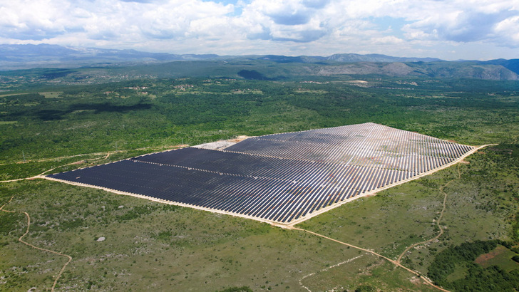 Not as green as its surroundings, but still green The Stolac Solami solar park is expected to deliver up to 12% more yield.