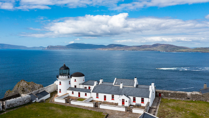 Looking out towards a clean energy future – the view from Loop Head Lighthouse in western Ireland.