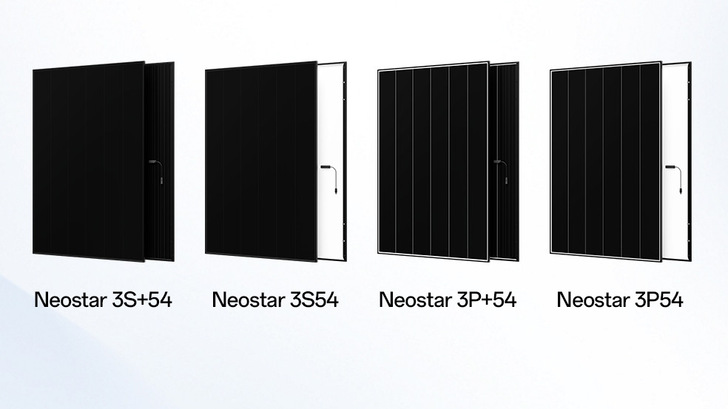Aiko’s new generation of its Infinite solar modules, rated at up to 500 watts.