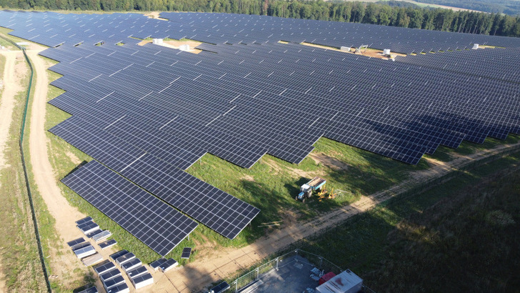 Arausol provided the substructure for this solar park in southwest Germany in 2023