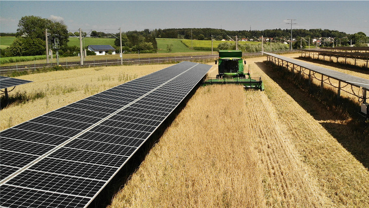 Smart planning makes every ray of sunshine and every row of crops count - © Doppelernte Smart planning makes every ray of sunshine and every row of crops count