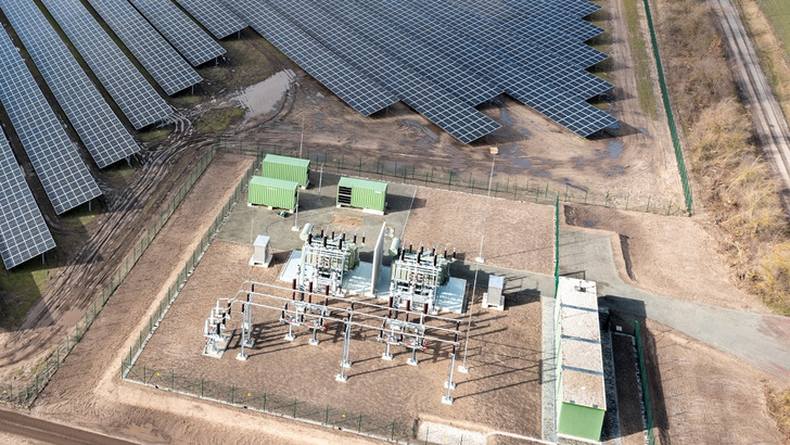 Fit for the future – a solar park combined with a substation and battery storage facilities