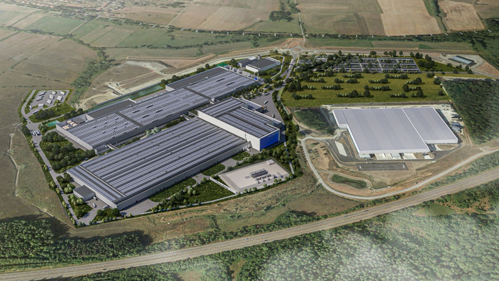 The future HoloSolis solar factory, set for completion in 2030