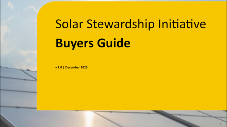 The Guide was launched today at the Sustainable Solar Europe conference in Brussels