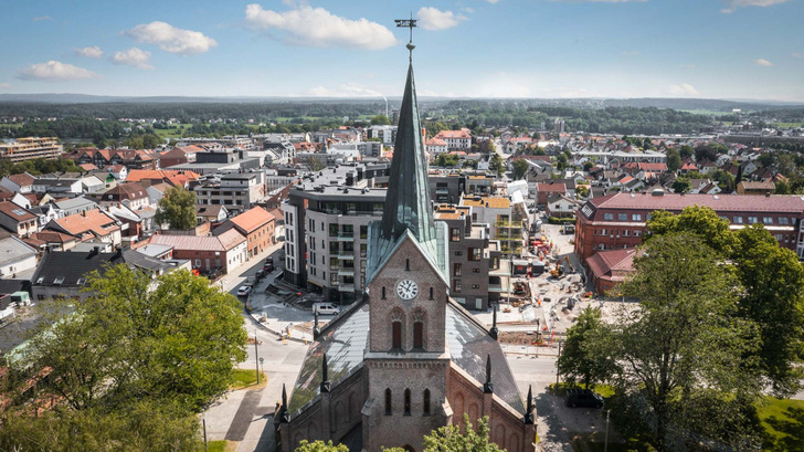 Neo-Gothic architecture, modern energy credentials, no visible compromise