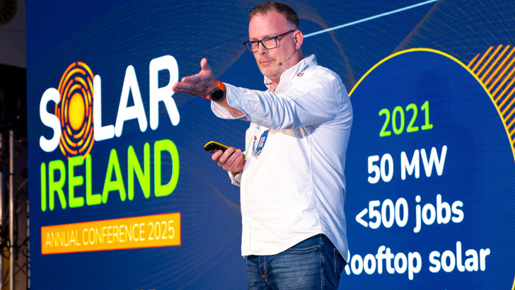 Ronan Power heads the industry association Solar Ireland