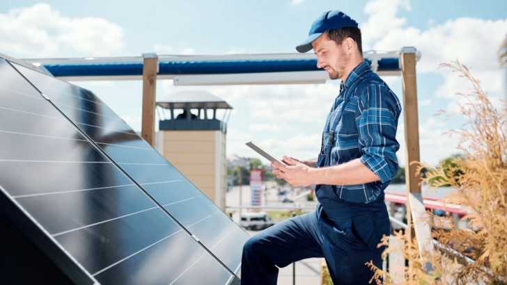 All installation data is stored centrally and accessible to project managers and clients