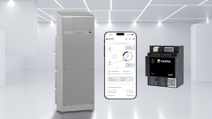 Varta’s new Vartawall BM2 home storage system with monitoring via mobile app