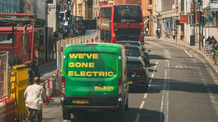 Charging ahead but still inching forward in London traffic